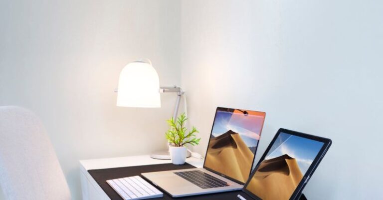 Computer - Photo of a Laptop and a Tablet on the Table