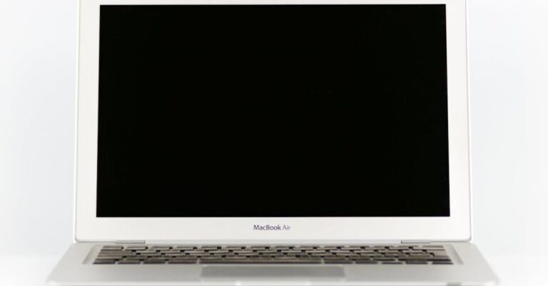 Laptop - Photo of a Macbook Air